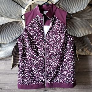 Weekends by Chico's Zip Up Vest, Size 0